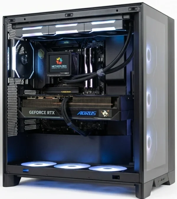 Echois | AMD Ryzen 9 9950X3D & NVIDIA RTX 5080 High-End Gaming and Content Creation Workstation - 64GB DDR5 4TB NVMe SSD