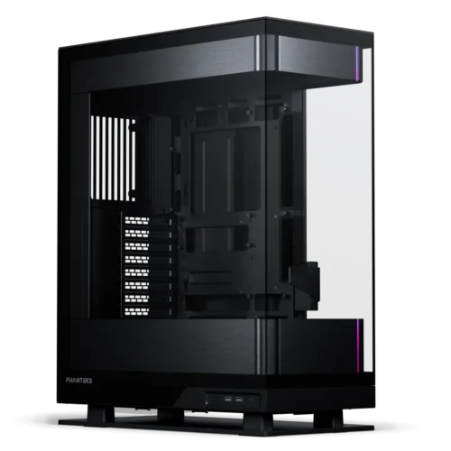 Phanteks Evolv X2 Mid Tower Case Brushed Black Aluminum Tempered Glass Vertical Airflow - PH-ES524XTG_DBK01