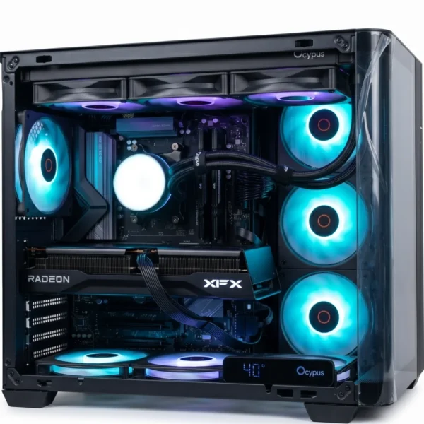 Fableon | AMD Ryzen 5 7600X RX 9060 XT 16GB Performance Mid-Range Gaming and Streaming PC - FABLEONPCBUILD