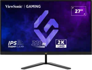 ViewSonic 27 inch 2K QHD 320Hz IPS Gaming Monitor - VX2766-2K-PRO-9