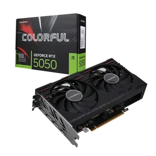 Colorful GeForce RTX 5050 Gaming DUO 8GB GDDR6 Graphics Card - COLORFUL GEFORCE RTX5050 GAMING DUO 8GB-V