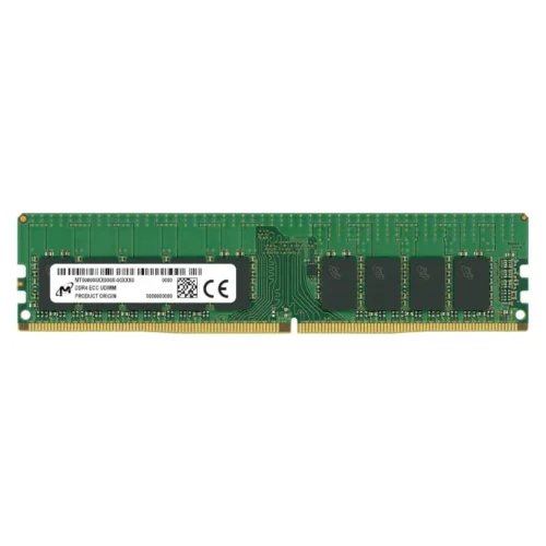 Crucial Micron 16GB DDR4-2666 PC4-21300 CL19 Dual Rank Unbuffered ECC uDIMM Server Memory  -MTA18ASF2G72AZ-2G6E2