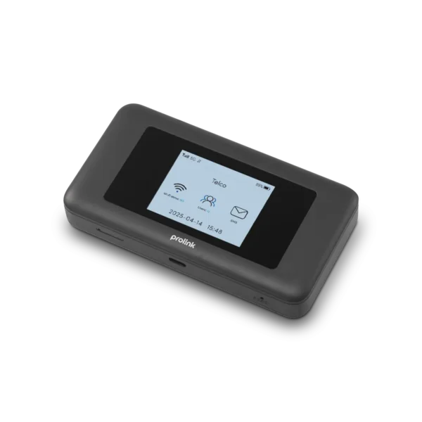 Prolink DL-7211 5G NR Wi-Fi 6 Mobile Router 2.77Gbps Portable Pocket Wifi 5050mAh Battery Charcoal - DL-7211