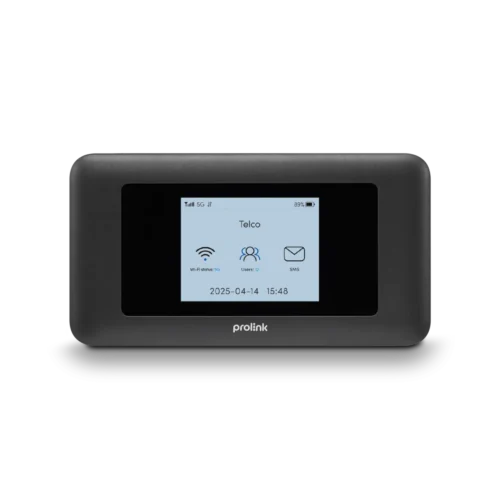 Prolink DL-7211 5G NR Wi-Fi 6 Mobile Router 2.77Gbps Portable Pocket Wifi 5050mAh Battery Charcoal - DL-7211