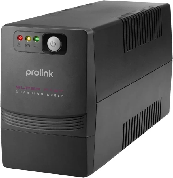 Prolink 2000VA Super-Fast Charging Line Interactive UPS with Built-in AVR and USB Port - PRO2000SFCU-8N
