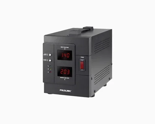 Prolink 2000VA 2KVA Auto Voltage Regulator with LCD Display and Surge Protection - PVR2000D