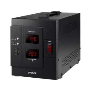 Prolink 500VA Auto Voltage Regulator with LCD Display and Surge Protection - PVR500D