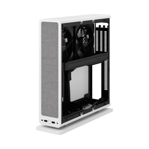 Fractal Design Ridge White Mini ITX Small Form Factor Case PCIe 4.0 Riser - FD-C-RID1N-12