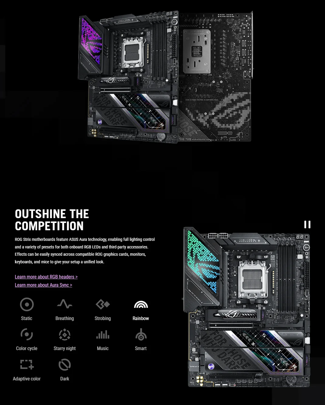 ASUS ROG Strix X870E-E Gaming WiFi7 Neo ATX AM5 DDR5 USB4 PCIe 5.0 Motherboard - ROG STRIX X870E-E GAMING NEO