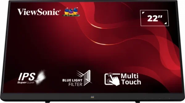 TD2230_F01_pc_l ViewSonic 22 Inch Full HD SuperClear IPS 10 Point Multi Touch Monitor - TD2230