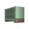 Fractal Design Terra Jade Mini-ITX Small Form Factor Case Anodized Aluminum Solid Walnut Accent - FD-C-TER1N-03