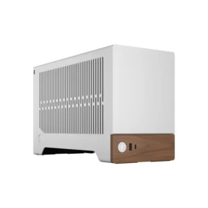 Fractal Design Terra Silver - Mini-ITX SFF Case Anodized Aluminum FSC Walnut - FD-C-TER1N-02