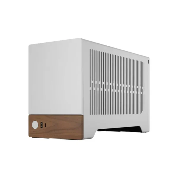 Fractal Design Terra Silver - Mini-ITX SFF Case Anodized Aluminum FSC Walnut - FD-C-TER1N-02
