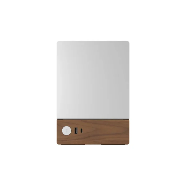Fractal Design Terra Silver - Mini-ITX SFF Case Anodized Aluminum FSC Walnut - FD-C-TER1N-02