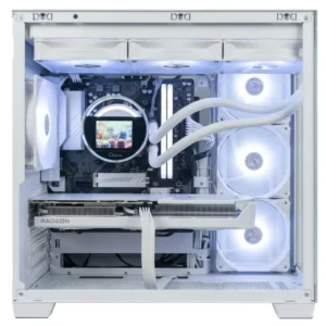 Wisp | AMD Ryzen 7 7700 & Radeon RX 9060 XT 16GB White Gaming PC - 32GB DDR5 7200MHz - 1440p Streaming and Content Creation Desktop