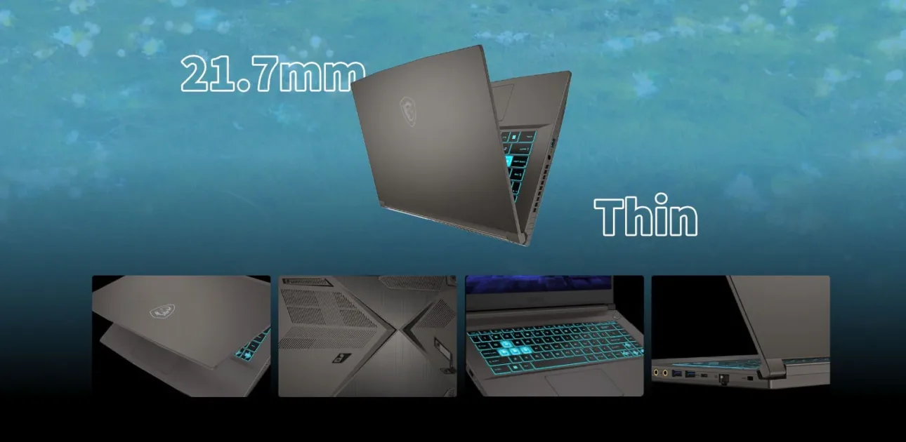MSI Thin 15 15.6" FHD 144Hz IPS Intel i7-12650H RTX 3050 4GB 16GB RAM 512GB Gen4 SSD - Thin 15 B12UC-1432PH
