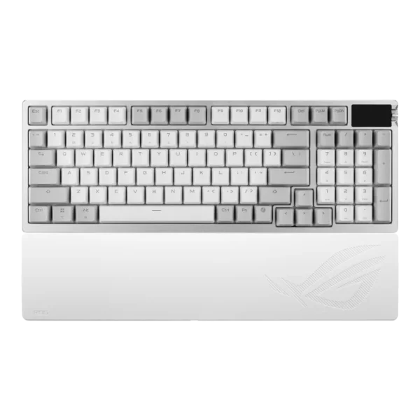 ASUS ROG Azoth 96 HE Wireless Analog Gaming Keyboard White Layout 96 ROG HFX V2 Magnetic Switches OLED Display 8K Polling - M902 ROG AZOTH 96 HE L/WHT/HFXV2/US/PBT