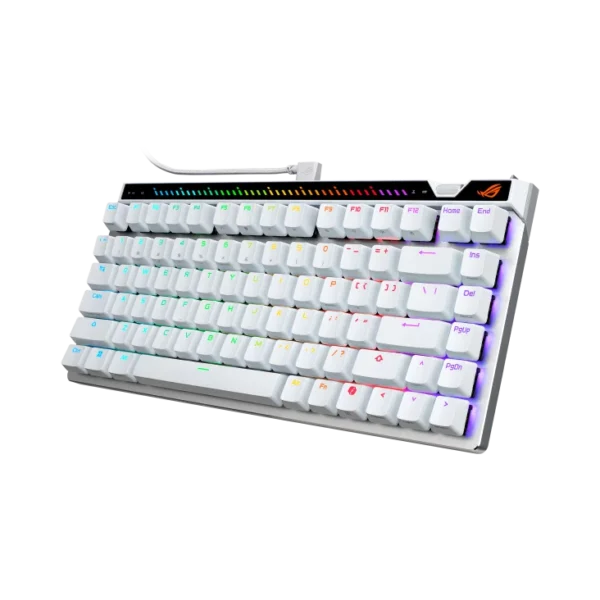 ASUS ROG Falchion Ace 75 HE 75% Layout Hot-Swappable Magnetic Switches 8000Hz Polling White - M705 ROG FALCHION ACE 75HE/WT/V2X/US/PBT