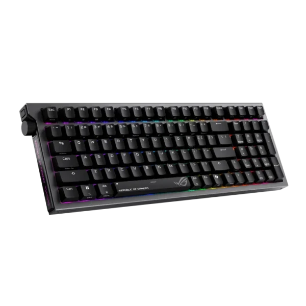 ASUS ROG Strix Morph 96 Wireless Mechanical Gaming Keyboard 96% Layout Hot Swappable ROG NX V2 Snow Switches South-facing PCB Tri-mode - X903 STRIX MORPH 96 WL/NXSWV2