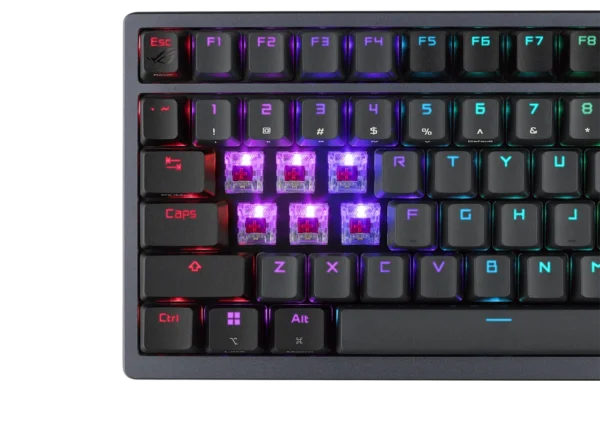 h732 (8) ASUS ROG Azoth Wireless 75% Black Mechanical Gaming Keyboard NX Switches PBT US - M701 ROG AZOTH/NXSM/US/PBT