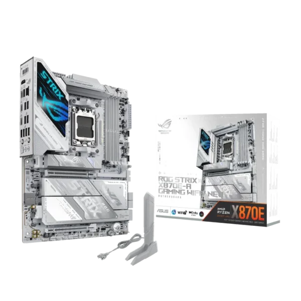 h732 (8) ASUS - ATX AM5 X870E Motherboard DDR5 WiFi 7 White - ROG STRIX X870E-A GAMING NEO