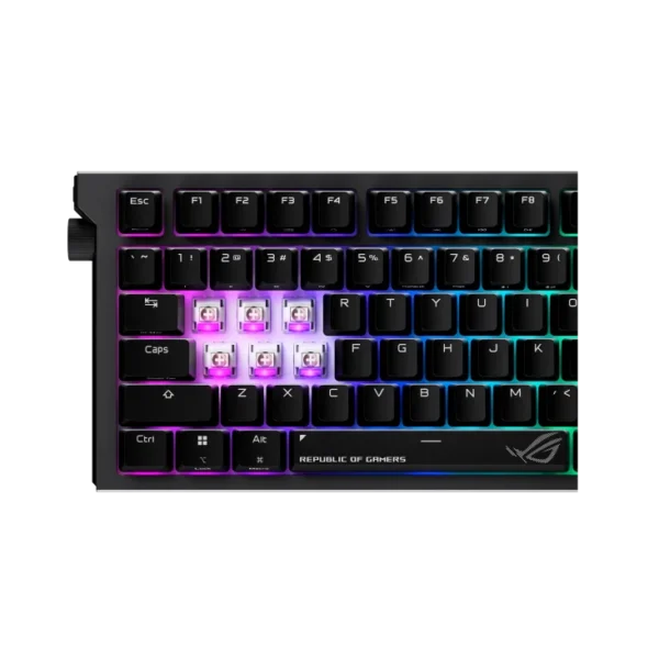 ASUS ROG Strix Morph 96 Wireless Mechanical Gaming Keyboard 96% Layout Hot Swappable ROG NX V2 Snow Switches South-facing PCB Tri-mode - X903 STRIX MORPH 96 WL/NXSWV2