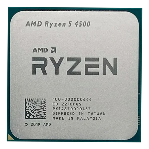 AMD Ryzen 5 4500 6-Core 12-Thread 4.1GHz AM4 Desktop Processor Tray - 100-000000644