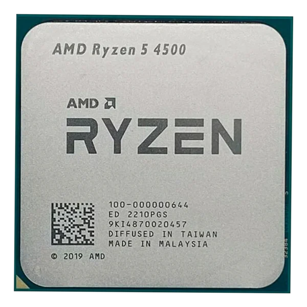 AMD Ryzen 5 4500 6-Core 12-Thread 4.1GHz AM4 Desktop Processor Tray - 100-000000644