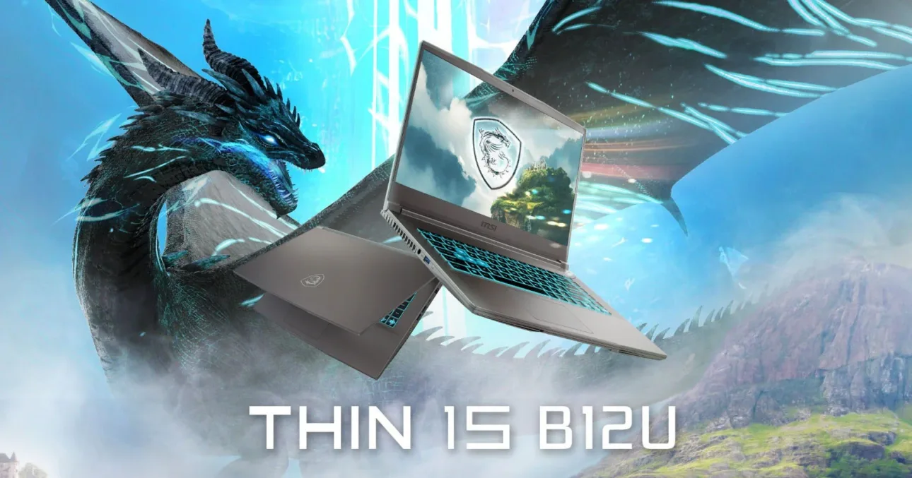 MSI Thin 15 15.6" FHD 144Hz IPS Intel i7-12650H RTX 3050 4GB 16GB RAM 512GB Gen4 SSD - Thin 15 B12UC-1432PH