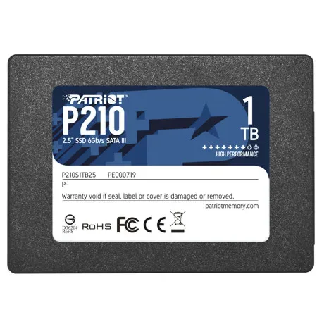 Patriot P210 1TB SATA 3 2.5 Inch Internal Solid State Drive - P210S1TB25
