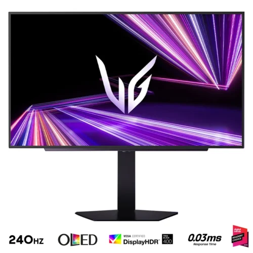 LG 27" QHD 1440p 240Hz 0.03ms Glossy OLED FreeSync Premium Pro HDR400 Gaming Monitor - 27GX704A-B