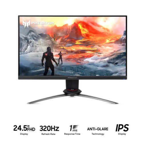 Acer Predator 24.5 Inch FHD IPS 320Hz Gaming Monitor - 0.5ms - DisplayHDR 400 - XB253Q F3bmiiprx