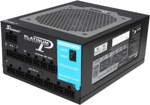 SEASONIC Platinum-1050 1050W 80 PLUS Platinum Fully Modular ATX Power Supply - SS-1050XP3