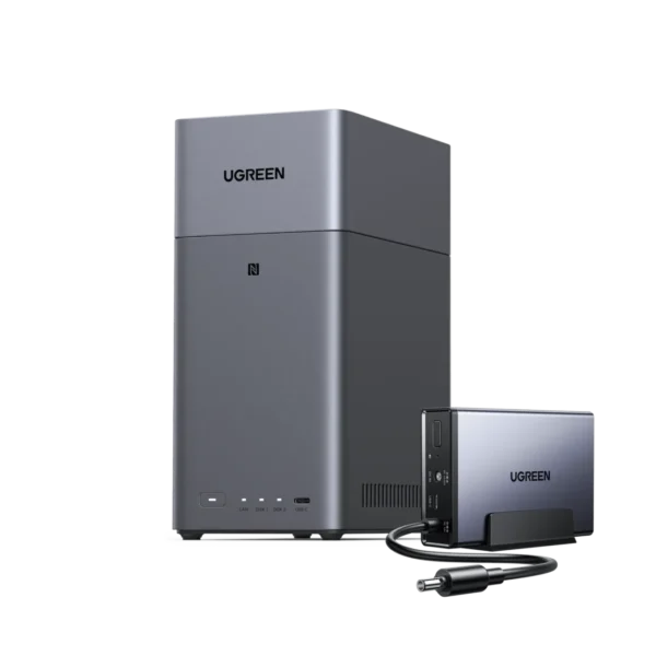 UGREEN NASync DH2300 2-Bay Network Attached Storage 8-Core 4GB RAM 1GbE 4K HDMI - DH2300