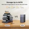UGREEN NASync DH2300 2-Bay Network Attached Storage 8-Core 4GB RAM 1GbE 4K HDMI - DH2300