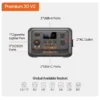 BLUETTI Premium 30 V2 320Wh 600W LiFePO4 Portable Power Station - P-PR30V2-PH-GY-20