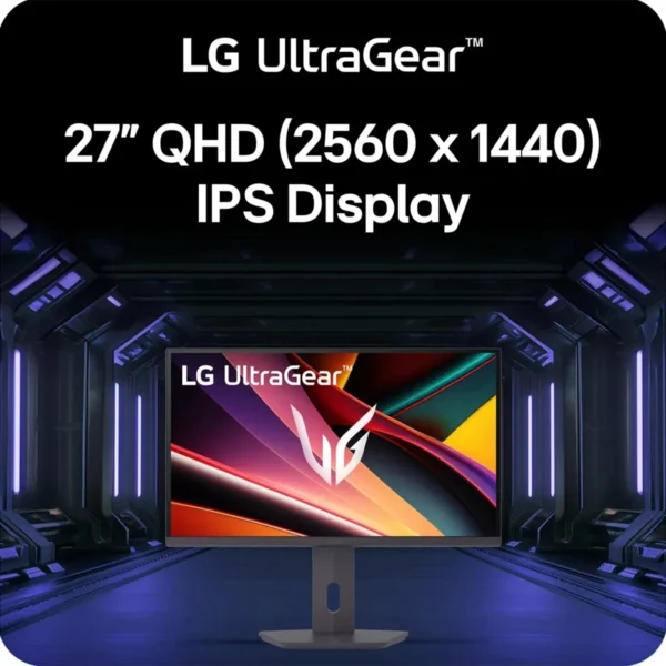 LG 27" UltraGear QHD 1440p IPS 200Hz 1ms FreeSync HDR400 Gaming Monitor - 27G610A-B