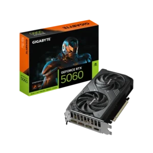 GIGABYTE GeForce RTX 5060 WINDFORCE OC 8GB GDDR7 128-bit PCIe 5.0 Dual Fan Compact Graphics Card GV-N5060WF2MAX-OCV2-8GD