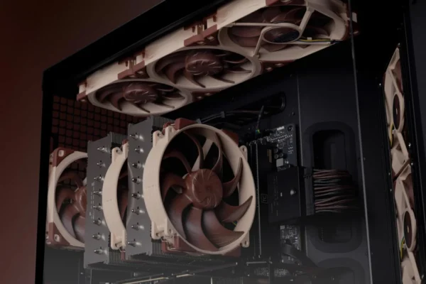 Noctua NF-A12x25 G2 LS-PWM 120mm Quiet PC Fan - 1100 RPM - Sterrox LCP - NF-A12X25 G2 LS-PWM