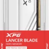 ADATA XPG Lancer Blade RGB 8GB DDR5 5600MHz White Heatsink Memory - AX5U5600C468G-SLABWH