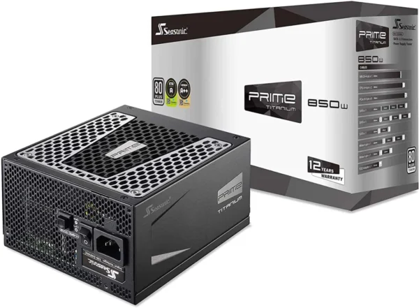 Seasonic PRIME TX-850 850W 80 PLUS Titanium Fully Modular ATX Power Supply - SSR-850TR