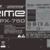 SEASONIC Prime Platinum 750W 80 Plus Fully Modular ATX Power Supply - SSR-750PD