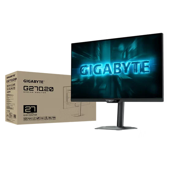GIGABYTE G27Q20-AP 27-Inch Flat SS IPS QHD 2560x1440 0.5ms 210Hz Gaming Monitor - GP-G27Q20-AP