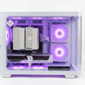 Aurum High-Performance 1440p White Edition Gaming & Content Creation PC Package - AMD Ryzen 7 7700, GeForce RTX 5070 12GB, 32GB DDR5, 2TB Gen4 NVMe Aurum | High-Performance 1440p White Edition Gaming & Content Creation PC Package - AMD Ryzen 7 7700, GeForce RTX 5070 12GB, 32GB DDR5, 2TB Gen4 NVMe