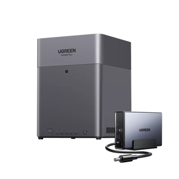 UGREEN NASync DH4300 Plus 4-Bay Network Attached Storage 8-Core 8GB RAM 2.5GbE 4K HDMI - DH4300 PLUS