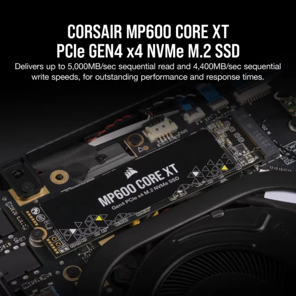 CORSAIR MP600 CORE XT 2TB PCIe Gen4 x4 NVMe M.2 2280 SSD - CSSD-F2000GBMP600CXTR2