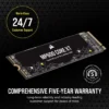 CORSAIR MP600 CORE XT 2TB PCIe Gen4 x4 NVMe M.2 2280 SSD - CSSD-F2000GBMP600CXTR2
