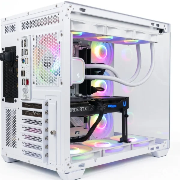 NimbusX High-End White Edition Gaming & Streaming PC - AMD Ryzen 7 7800X3D, RTX 5070, 32GB DDR5, 1TB Gen4 NVMe - 1440p & 4K Desktop . NimbusX | High-End White Edition Gaming & Streaming PC - AMD Ryzen 7 7800X3D, RTX 5070, 32GB DDR5, 1TB Gen4 NVMe - 1440p & 4K Desktop