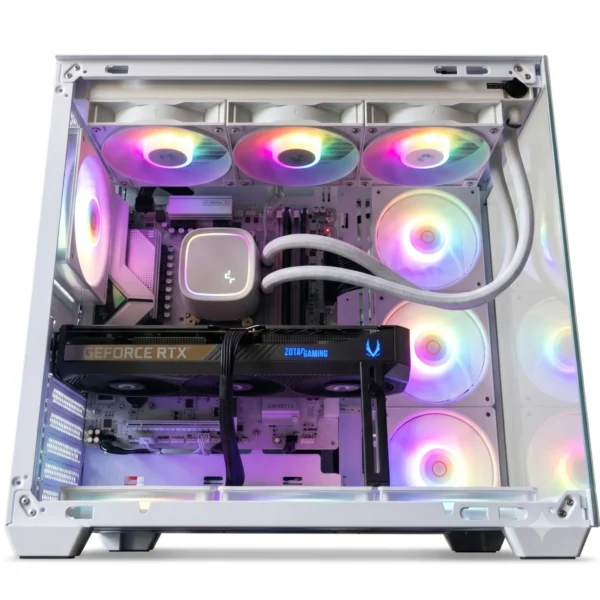 NimbusX High-End White Edition Gaming & Streaming PC - AMD Ryzen 7 7800X3D, RTX 5070, 32GB DDR5, 1TB Gen4 NVMe - 1440p & 4K Desktop . NimbusX | High-End White Edition Gaming & Streaming PC - AMD Ryzen 7 7800X3D, RTX 5070, 32GB DDR5, 1TB Gen4 NVMe - 1440p & 4K Desktop