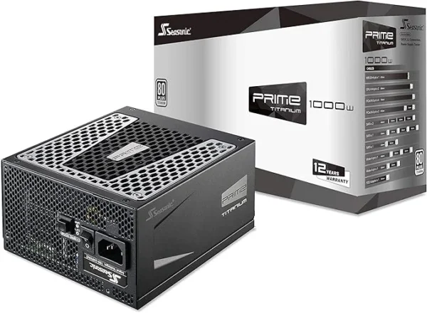 Seasonic PRIME 1000 Titanium 1000W 80+ Titanium Fully Modular ATX Power Supply - SSR-1000TR